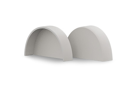 white end cap white end cap